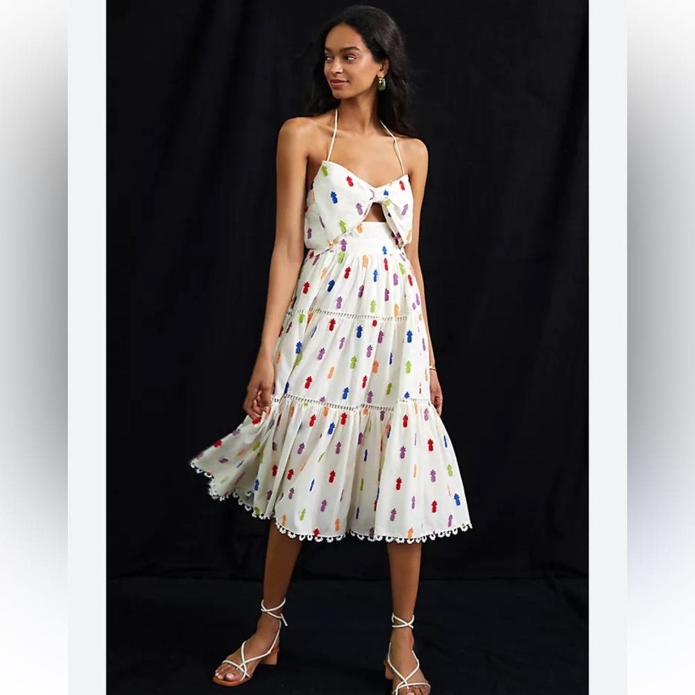 Farm Rio Pineapple Dress Size XS